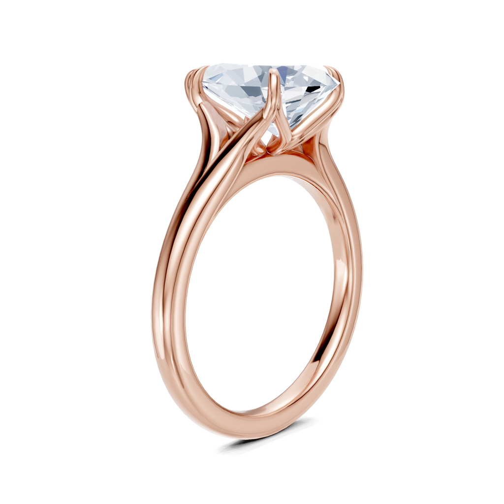 Image for Petale Solitaire Engagement Ring | 18k Rose Gold