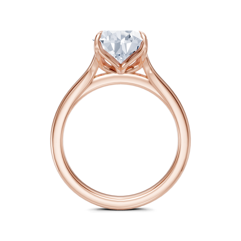 Image for Petale Solitaire Engagement Ring | 18k Rose Gold