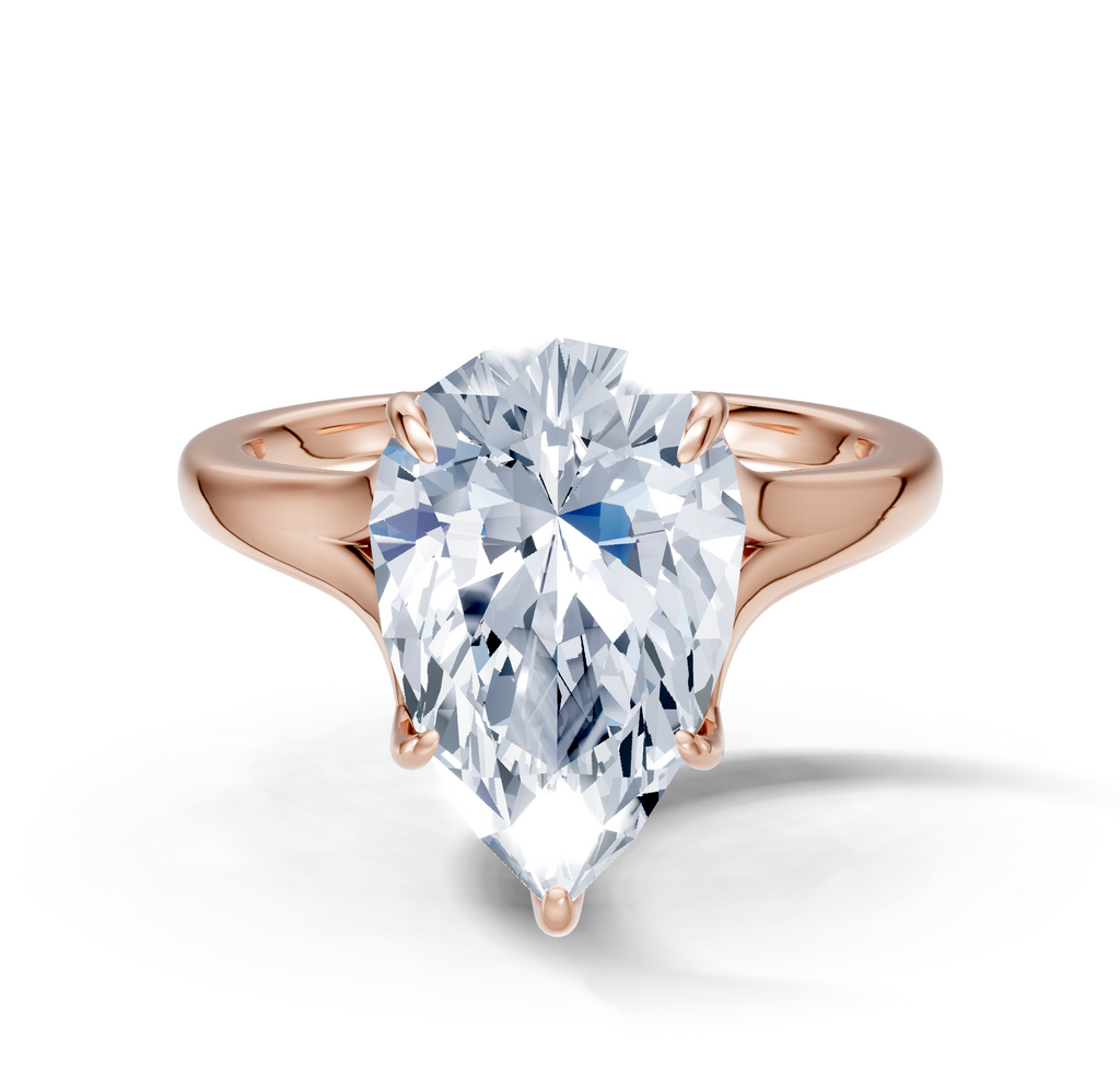 Image for Petale Solitaire Engagement Ring | 18k Rose Gold