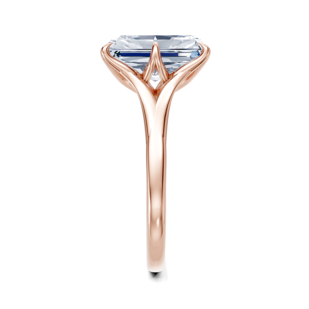 Image for Petale Solitaire Engagement Ring | 18k Rose Gold