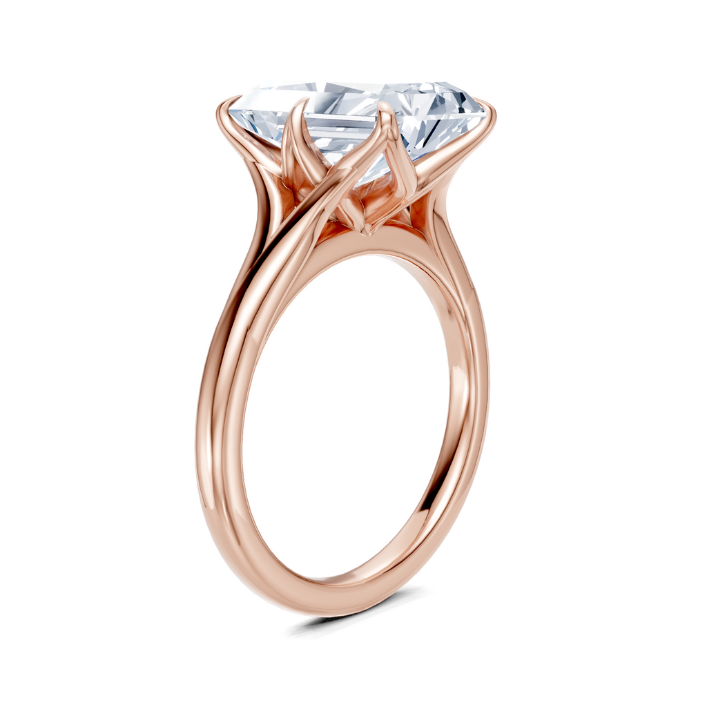 Image for Petale Solitaire Engagement Ring | 18k Rose Gold