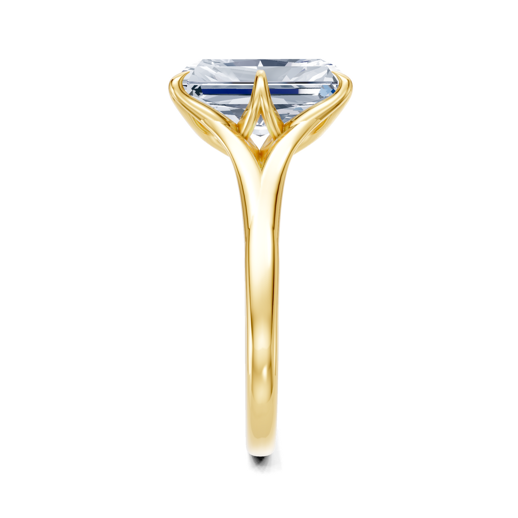 Image for Petale Solitaire Engagement Ring | 14k Yellow Gold