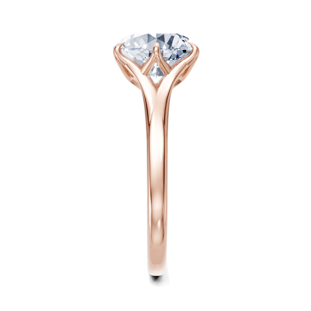 Image for Petale Solitaire Engagement Ring | 18k Rose Gold