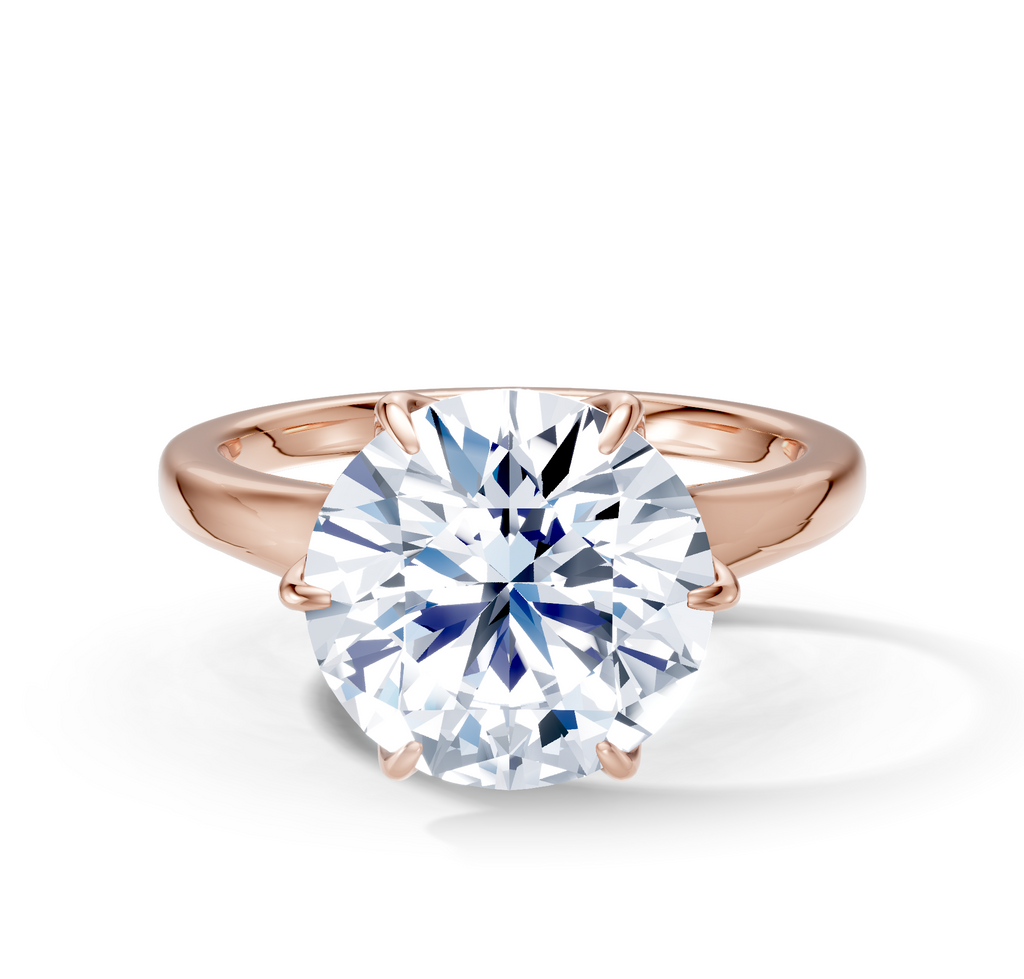 Image for Petale Solitaire Engagement Ring | 18k Rose Gold