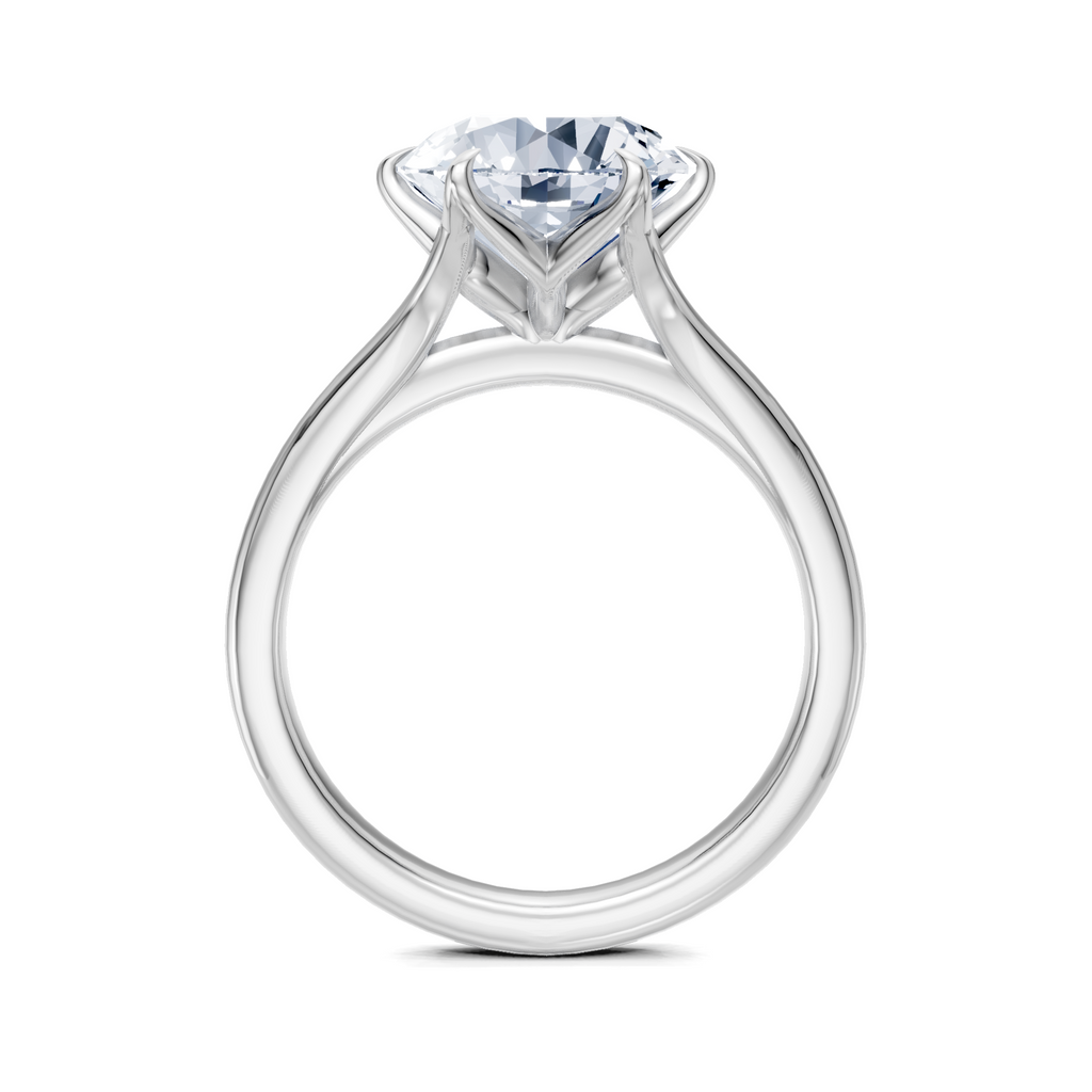 Image for Petale Solitaire Engagement Ring | Platinum
