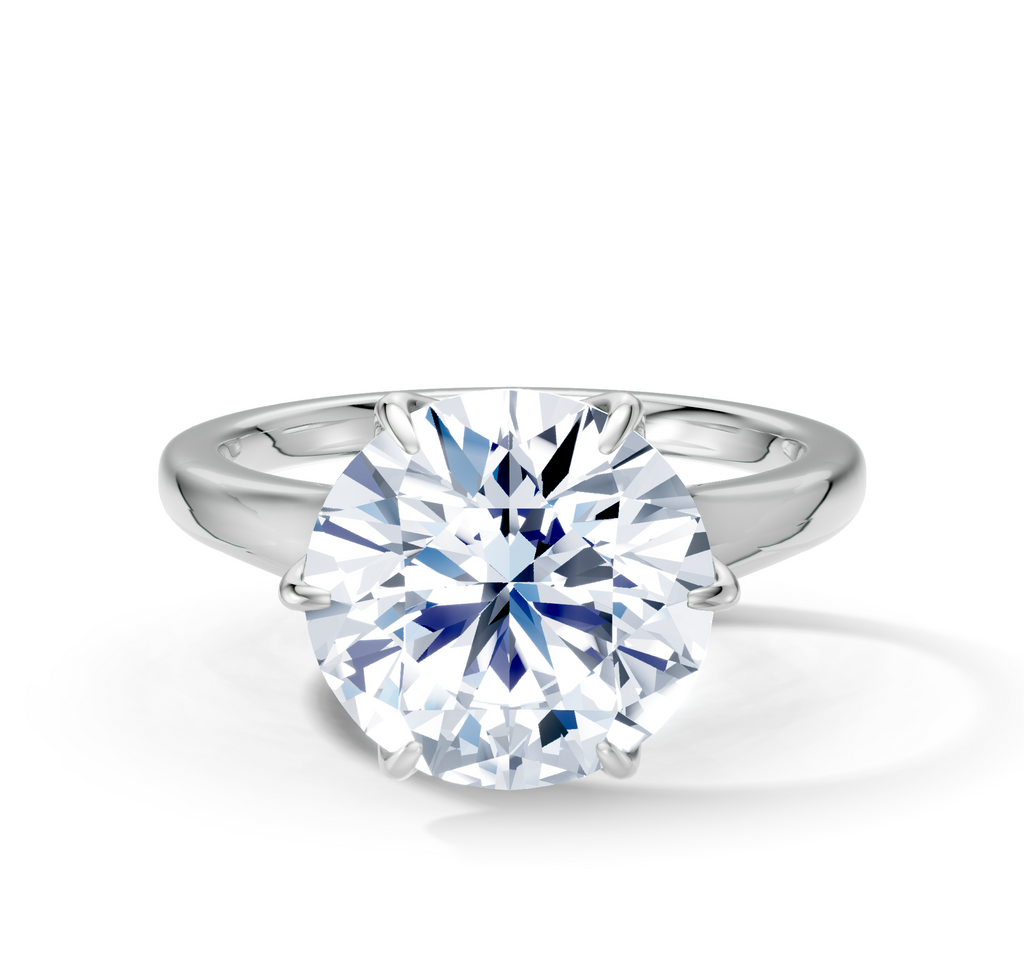 Image for Petale Solitaire Engagement Ring | Platinum