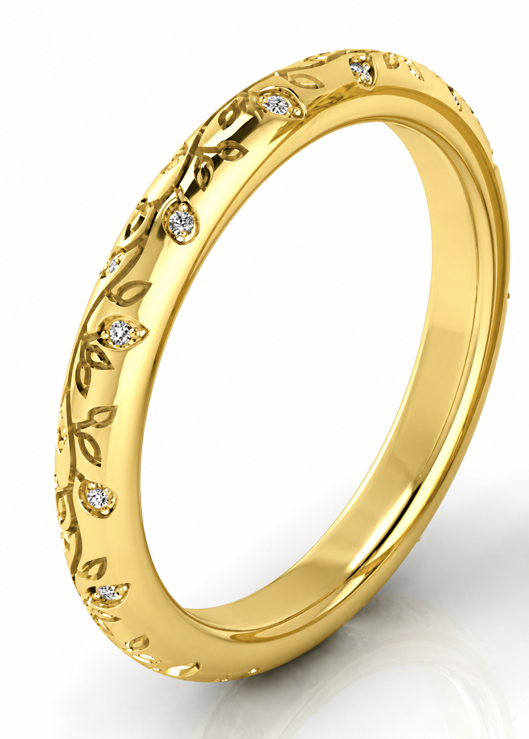 Anela C Custom Wedding Band