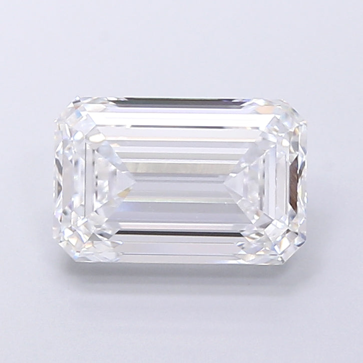 Emerald cut lab-grown diamond, ethical and sustainable for engagement rings
