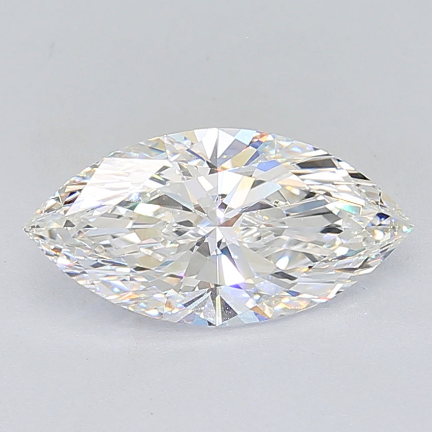 Sparkling marquise cut lab-grown diamond, ethical and eco-friendly for engagement rings