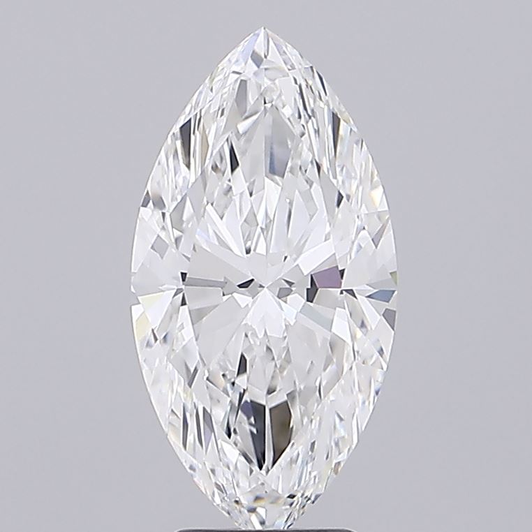 Sparkling marquise cut lab-grown diamond, ethical and sustainable choice for engagement rings