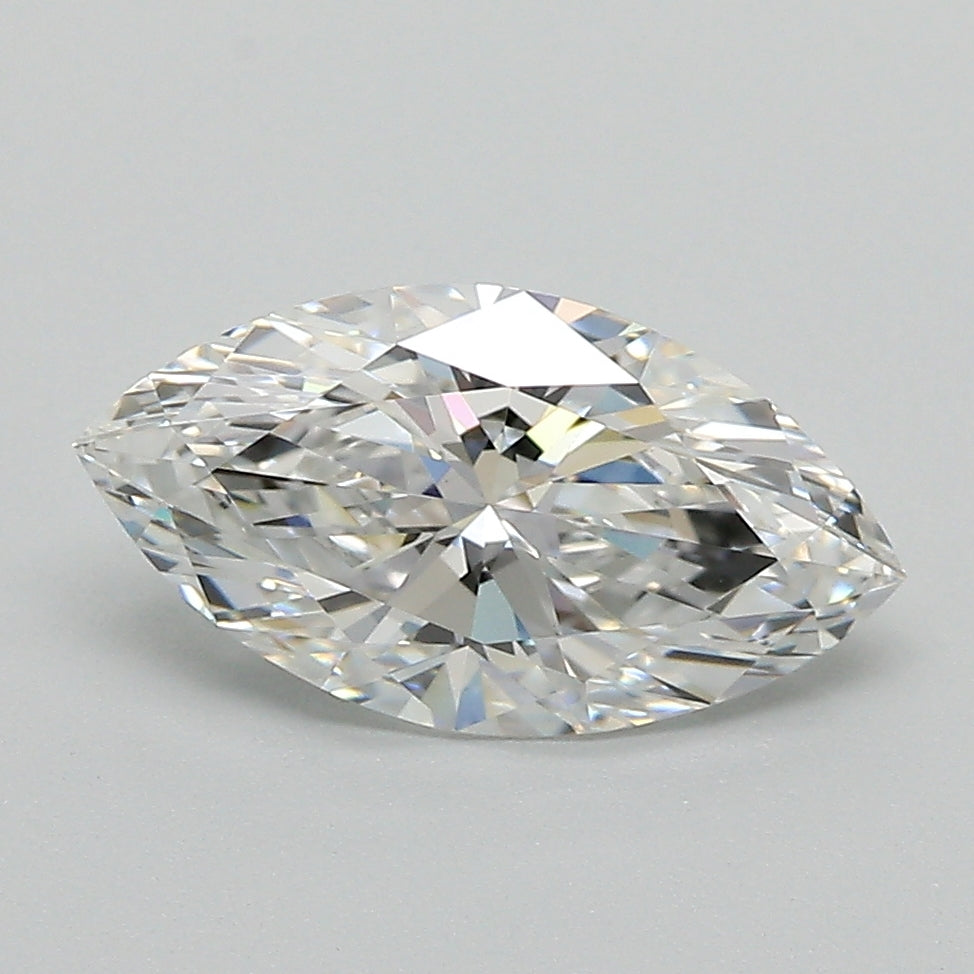 Sparkling marquise-cut lab-grown diamond, ethical and sustainable choice for engagement rings