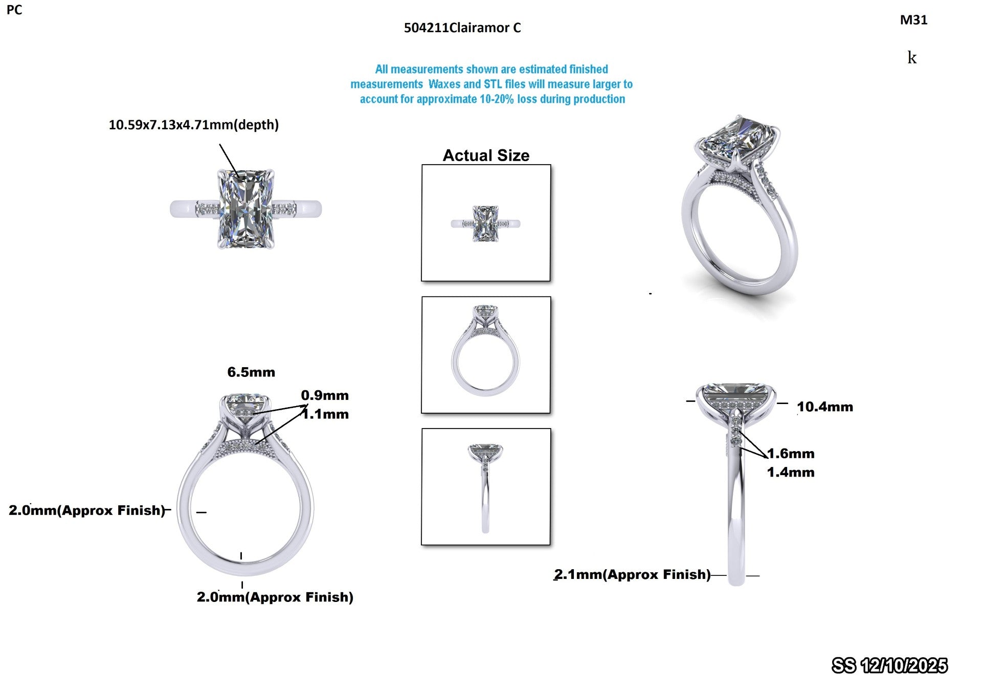 Xavier T. Custom Engagement Ring