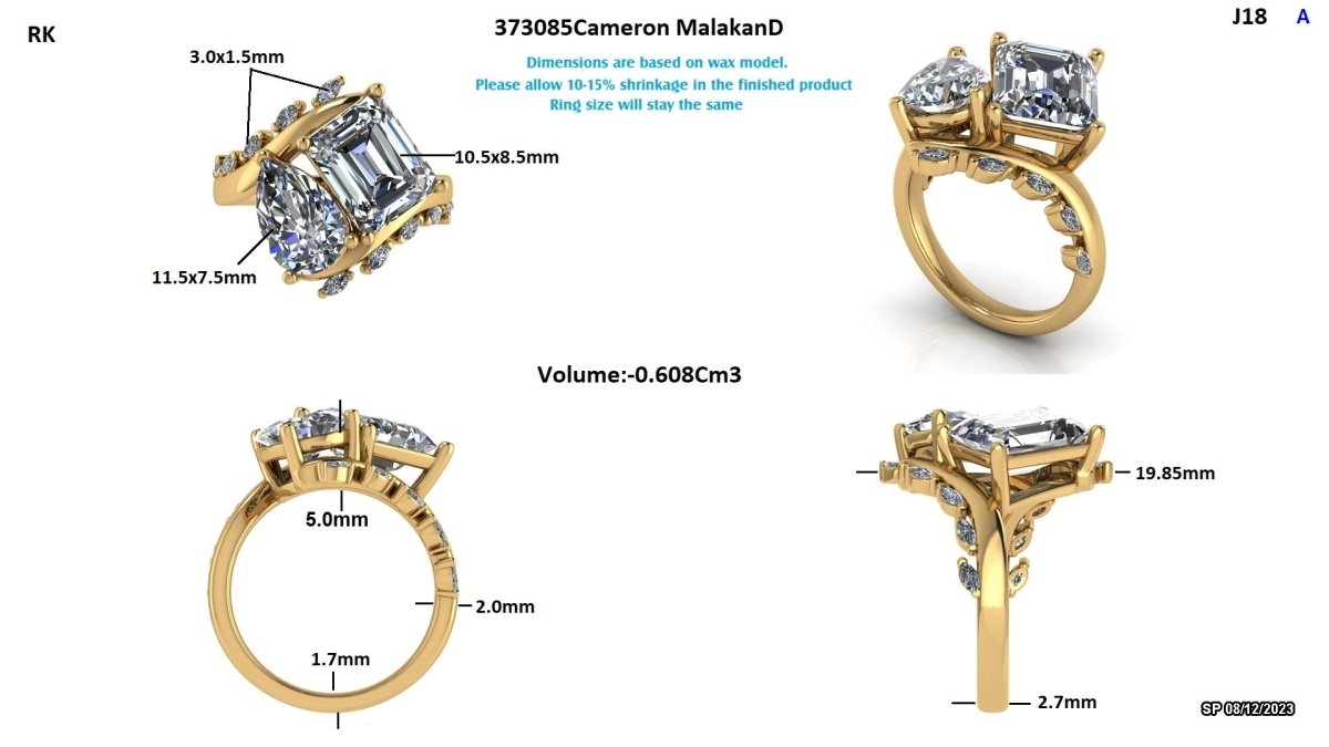 Custom ring for Josh - CLAIRAMOR
